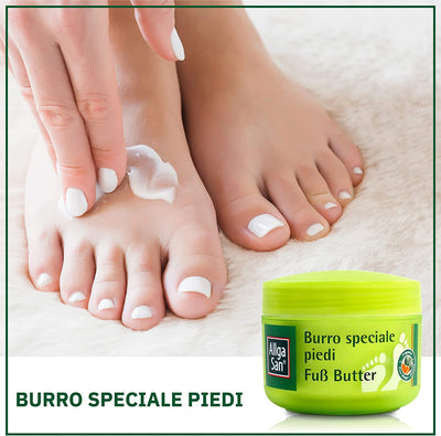 Burro Speciale Piedi - Crema Piedi Secchi E Screpolati, 200 Ml - Idratante E Profumata per Piedi Vellutati Fin Dalle Prime Applicazioni - Con Burro Di Karitè E Burro Di Cacao