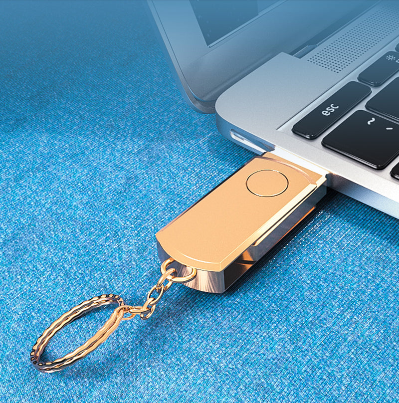 Compatible with Apple , Ultra-Large Capacity Metal USB Flash Drive