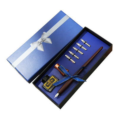 Feather Dip Pen Gift Box