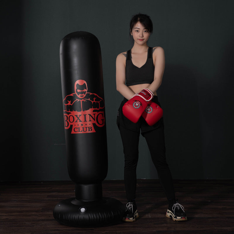 Free Standing Inflatable Boxing Punch Bag Boxing Kick Training Home Gym Fitness Tools for Adults Kids