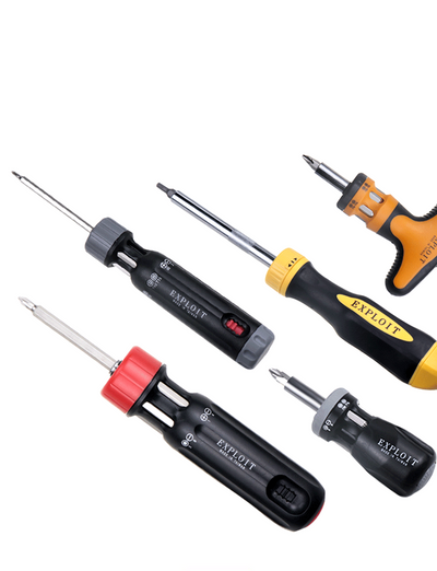 12 In 1 Screwdriver Set Mini Portable Multifunction Tool Metric System Short Model Precision Degree Right Angle Driver