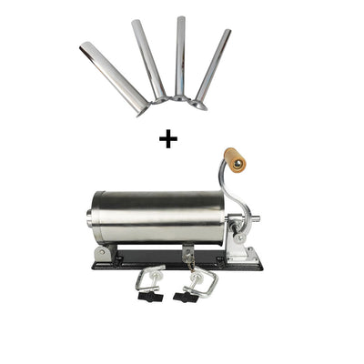 Stainless Steel 6 Pounds Manual Sausage Stuffer