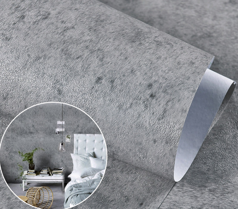 Wallpaper Self-Adhesive Decoration Bedroom Room Clothing Store Gray Wallpaper Nordic Wall Stickers Cement Wall Stickers