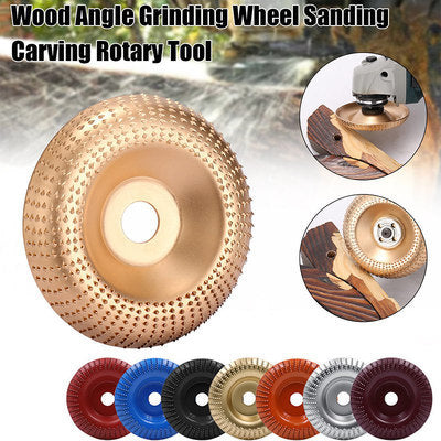 Angle Grinder Shaping Thorn Plate  Plane Bevel Tea Plate Root Carving Wooden File