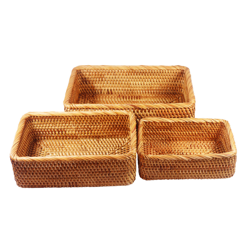 Vietnam Hand-Woven Rattan Home Storage Basket