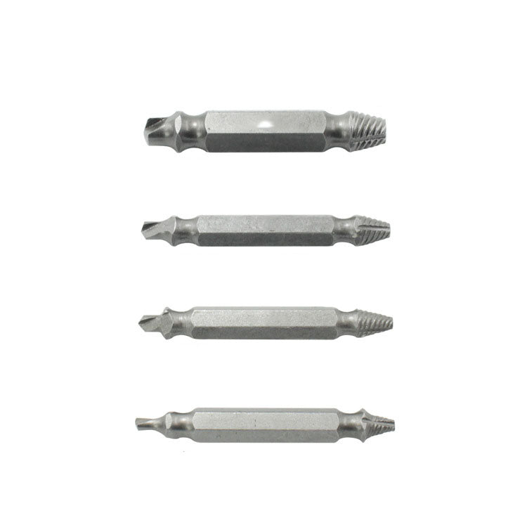 Alloy Steel High-Speed Steel Titanium-Plated Double-Head Screw Sliding Teeth Removal Of 4 Sets