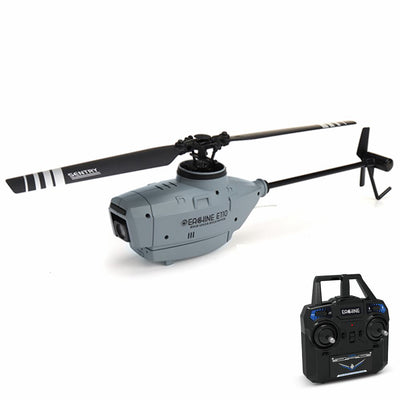 E110 2.4G 4CH 6-Axis Gyro 720P Camera Optical Flow Localization Flybarless Scale RC Helicopter RTF