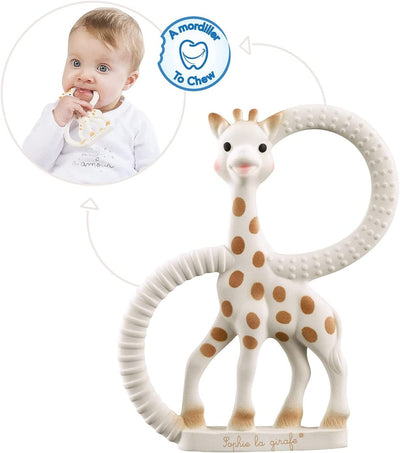 000001 Set Regalo Sophie La Giraffa, Anello Dentizione Con Borsa Regalo E Biglietto Inclusoy, Multicolore