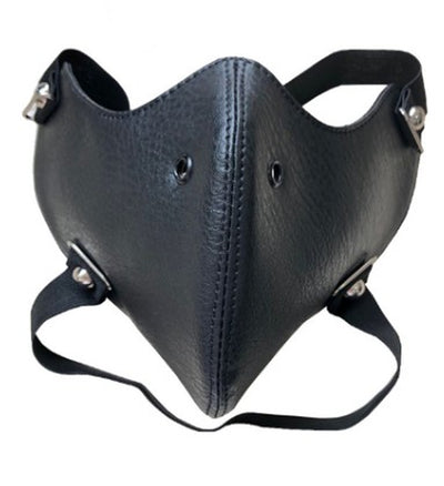 Fashion Personality Punk Trend Leather Mask Jewelry