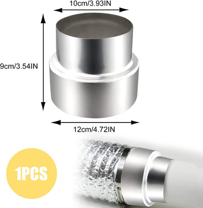 Riduzione Canna Fumaria Tubo Stufa Riduttore Riduzione Tubo Stufa Soffiato 120 Mm a 100 Mm Tubo Di Scarico in Acciaio Inox (120 Mm a 100 Mm)