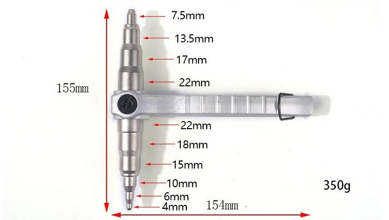 Air conditioner refrigeration manual tube expander