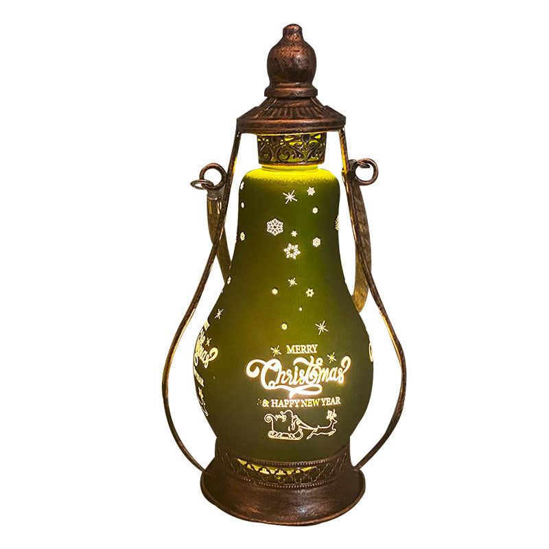 Decorate led oil lamp hotel family christmas