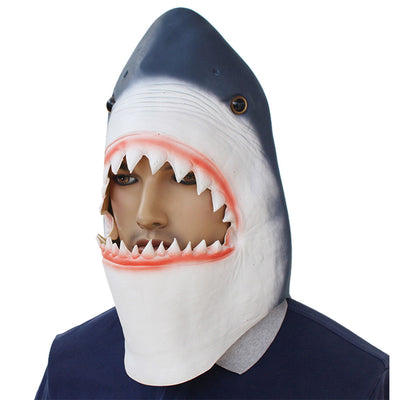 Christmas Halloween Latex Animal Head Mask Shark for All Occasions