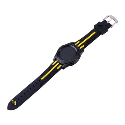 Smart Dual Color Silicone Stripe Strap