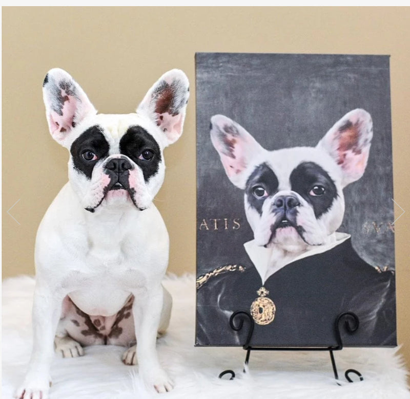 Personalized Pet Canvas Portrait Image Nordic Wall Art Picture