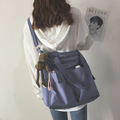 Waterproof Bag Large Capacity Canvas Messenger Shoulder