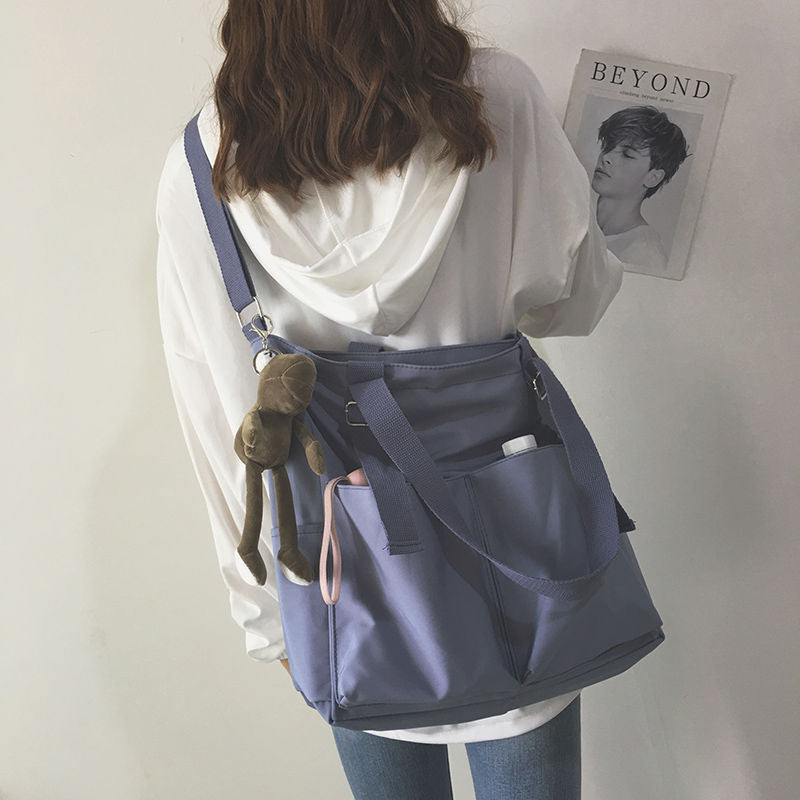 Waterproof Bag Large Capacity Canvas Messenger Shoulder