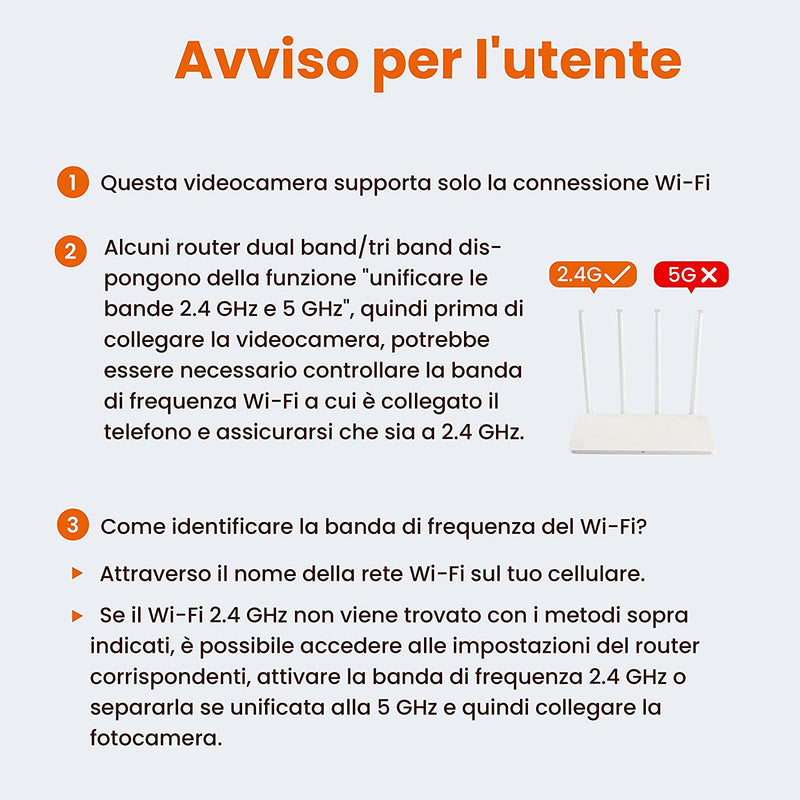 Telecamera Wi-Fi Interno CP3, Videocamera Sorveglianza 1080P Con 360°Pan/Tilt, Audio Bidirezionale, Rilevamento Del Movimento Sonoro, Webcam Di Sicurezza per Bambini/Anziani/Cani