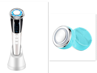 Ultrasonic LED Photon Vibration Light Therapy Massage Apparatus Micro-Current Beauty Apparatus