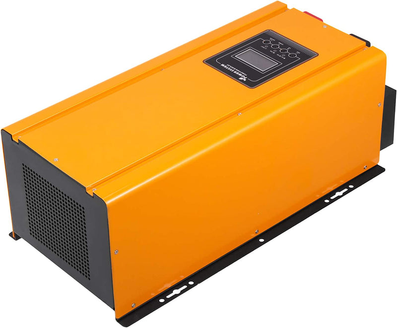 3000W Inverter a Onda Sinusoidale Pura, 12V Corrente Continua, 220V Corrente Alternata, Con Caricabatterie CA Schermo LCD Convertitore Solare a Bassa Frequenza