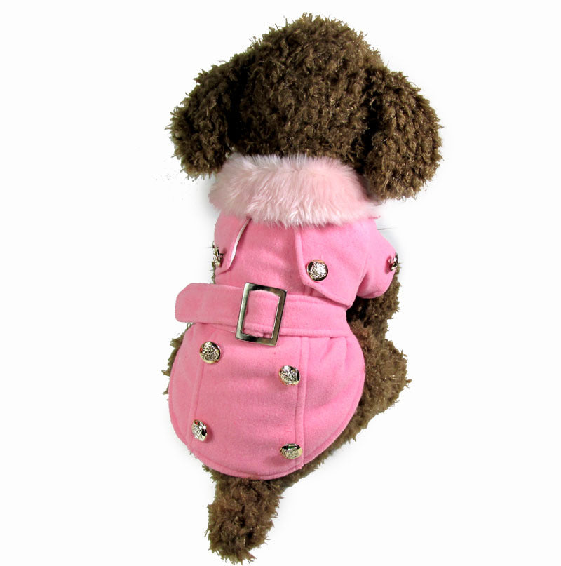 Dog Clothes Warm Cotton Pet Clothing