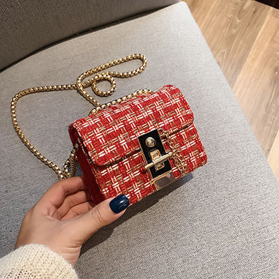 Foreign Gas Chain Casual Small Square Bag