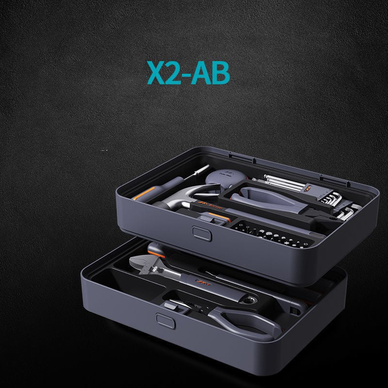 Hardware Multifunctional Full Set Of Household Commonly Used Toolbox Layered