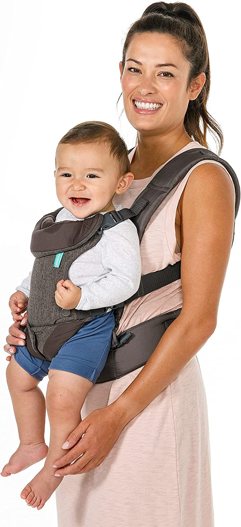 Flip Advanced 4-In-1 Marsupio Porta Bebè Convertibile - Ergonomico, 4 Posizioni Di Trasporto, Fronte Interno Ed Esterno, per Neonati E Bambini Tra 3,6-14,5 Kg