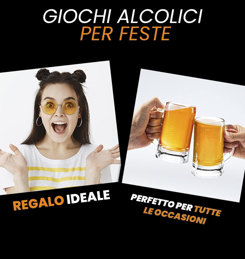 Giochi Alcolici - Probabilmente I Migliori Giochi Da Tavolo Adulti - Giochi per Bere in Italiano - Giochi Di Società per Feste - Gioco Di Carte - Drinking Game - Regali Divertenti - Idee Regalo