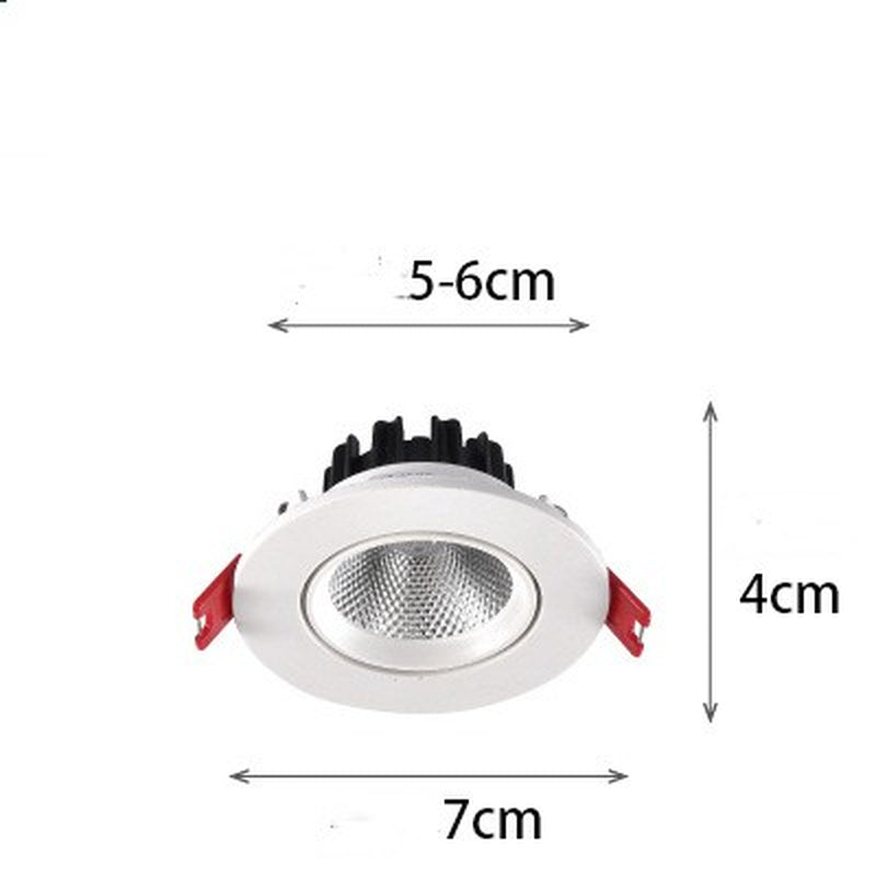 Household Wall Washing Lamp COB Spotlight Led Sky Lamp Angle Adjustable