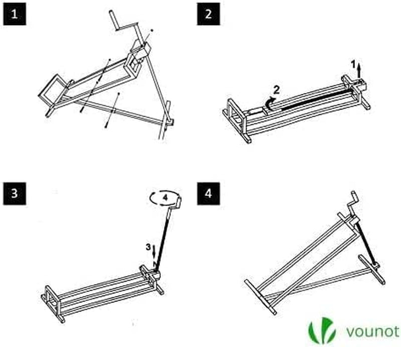 Sollevatore Trattore | Sollevatore Trattore Telescopico | 30% Risparmio Di Spazio | 400Kg Max