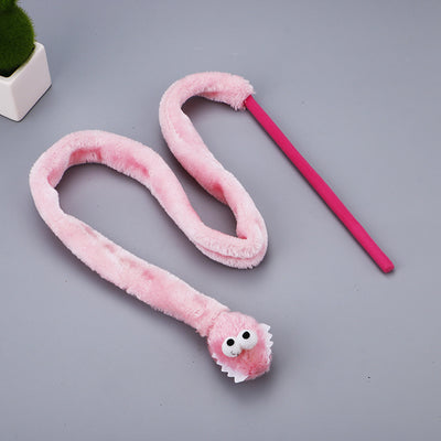 Pet Cat Toy Cartoon Snake Funny Cat Rod Cat Interactive Toy Funny Cat Rod