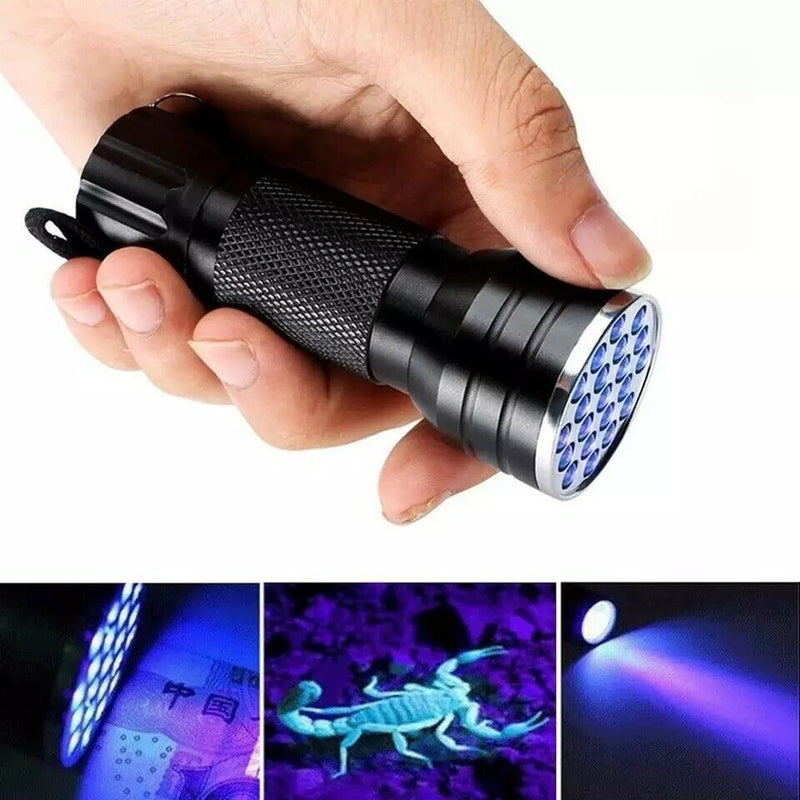 Multifunctional Counterfeit Detector UV LED Flashlight