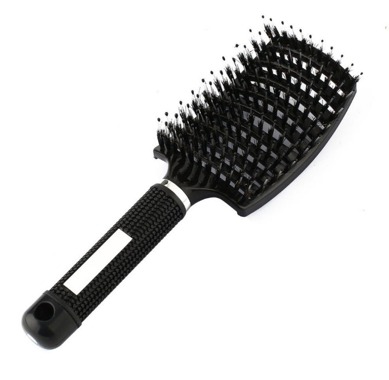 Curved Large Curved Comb, Boar Bristle Massage and Curly Hair Styling Comb