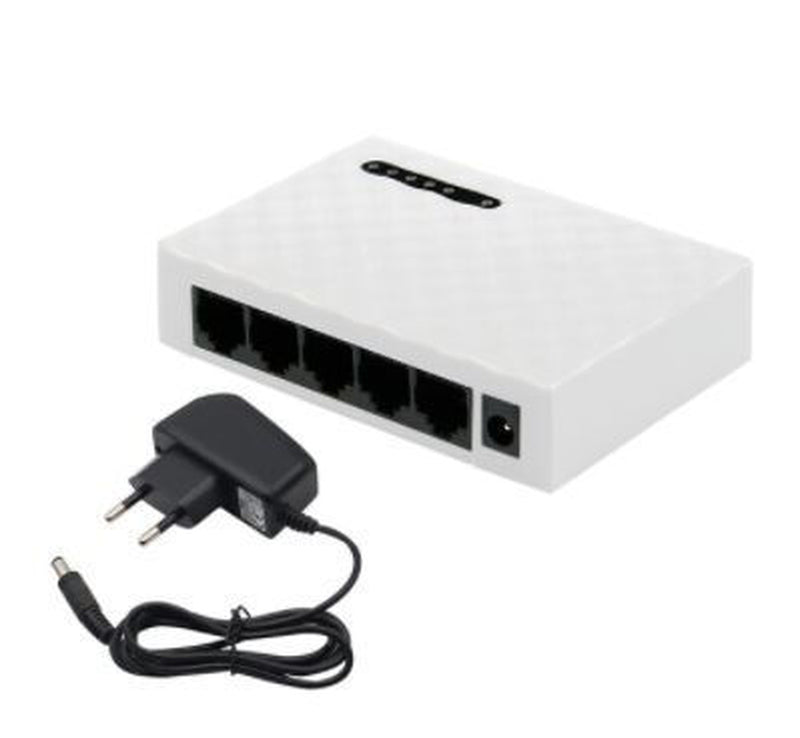 5-Port Gigabit Home Switching Ethernet Network Hub