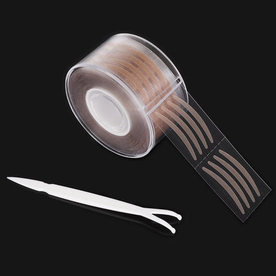 600Pcs Makeup Clear Beige Stripe Big Eyes Decoration Invisible Strong Adhesive Double Fold Eyelid Sticker Eyes Cosmetic Tool