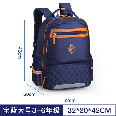 New Children'S Schoolbag Korean Version of Primary School Schoolbag 1-3-4-6 Grade Male and Female Double Shoulder Bag Custom Knapsack