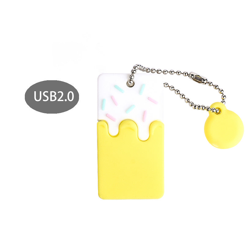 Small Cake Point Mini Girl Cute Anti-Loss Pendant Mobile U Disk