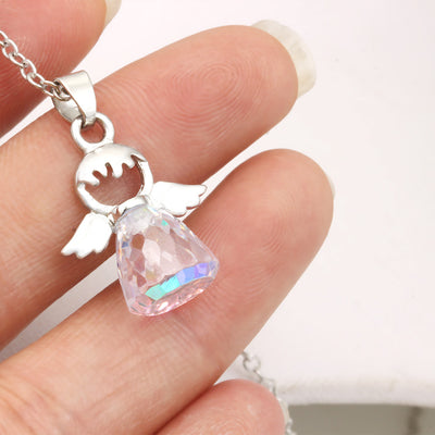 Crystal Little Angel Women'S Necklace