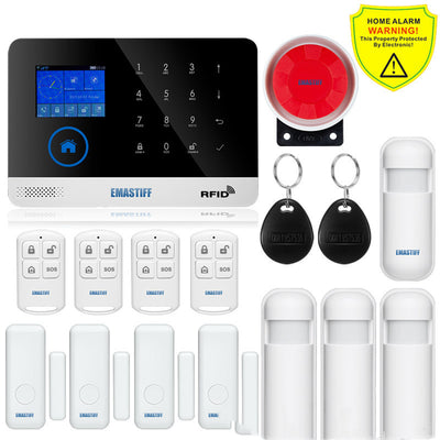 Smart Wireless GSM Store Door and Window Anti-Theft Alarm