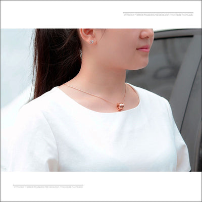 Rose Gold Titanium Screw Screwdriver Necklace Necklace 18K Gold Plating Color on Behalf of P095