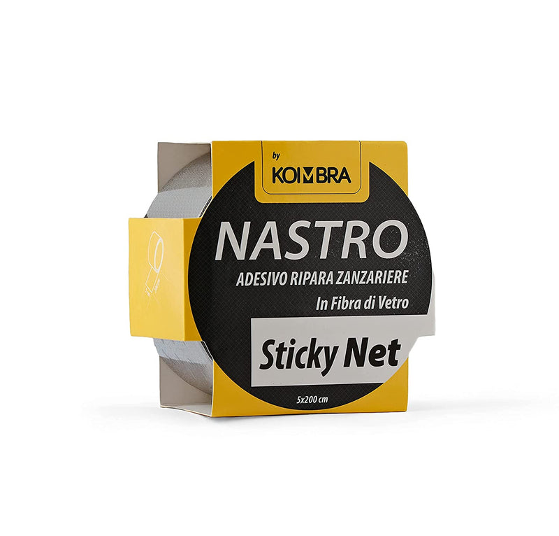 ® Nastro Ripara Zanzariere Adesivo Biadesivo Telato Novità Tenda Finestra Tessuto Fibra Di Vetro Screen Repair Patch Grigio Sticky Net 2M X 5Cm(Singolo)