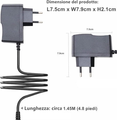 Adattatore CA 5V 2A Caricatore Di Alimentazione AC220V 230V a DC5V 2000Ma 1500Ma 1000Ma 500Ma Driver Di Alimentazione 8 Punte per Spina CC Convertitore Da 5 Volt Convertitore Adattatore CA CC