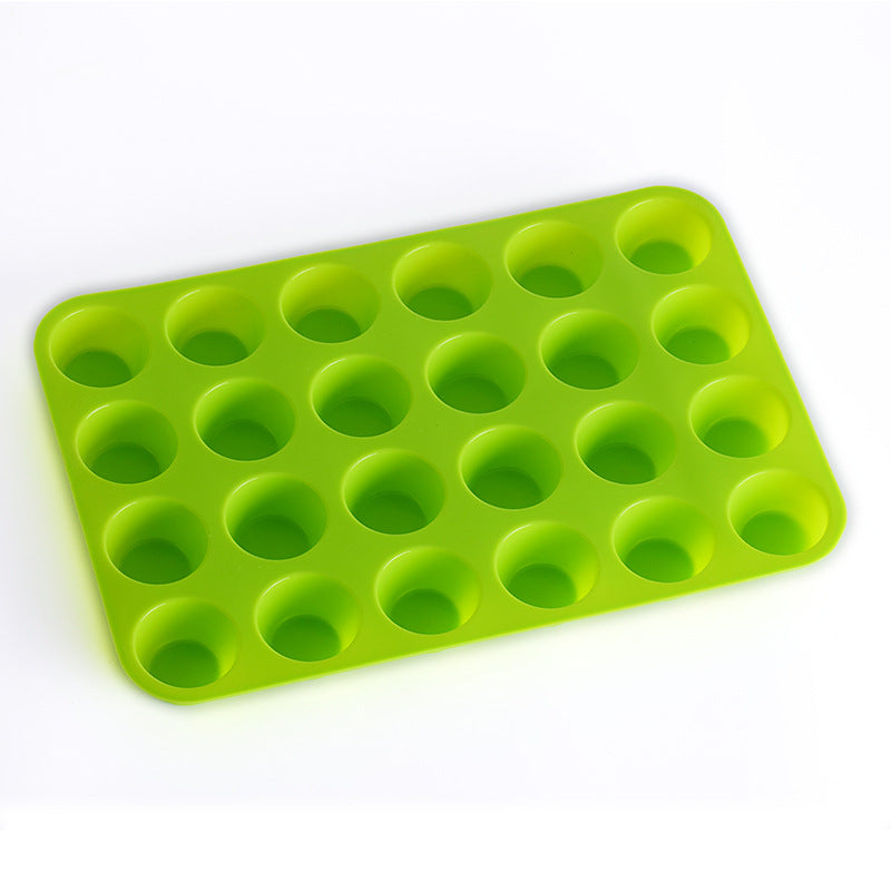 24 Holes with round Silicone Cake Mould