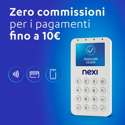 Mobile Pos - Pos Portatile Contactless, Lettore Elettronico Portatile per Pagamenti Con Bancomat, Carta Di Credito, Prepagata, Apple Pay E Google Pay - Firma Digitale Con App  Mobile, BP-55