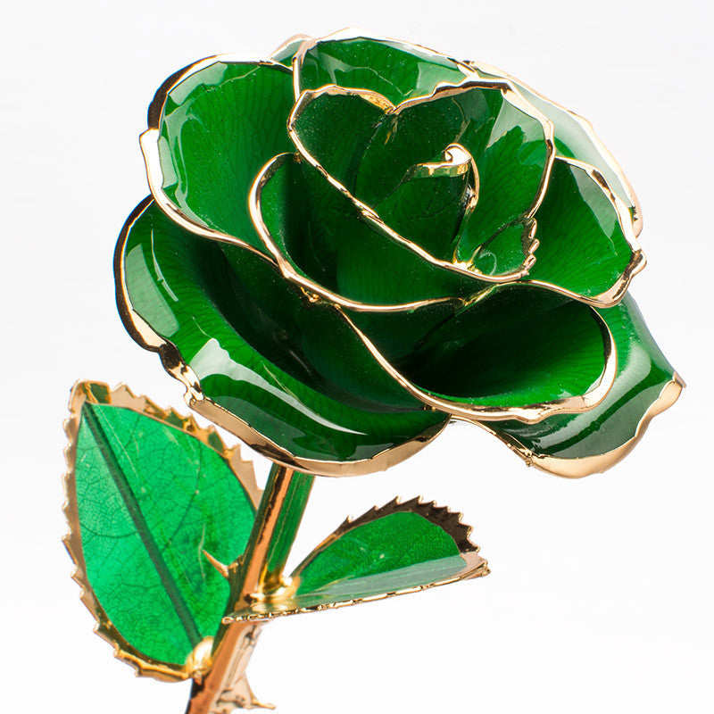 24K Gold-Plated Rose Flower with a Gift Box Valentine&