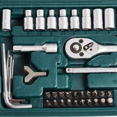 Mannesmann M29166 - Set Chiavi a Tubo, a Cricchetto, in Valigetta Di Plastica, 130 Pezzi