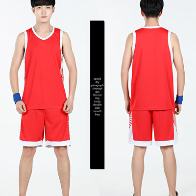 Basketball Sports Suit Men'S Summer 2021 Casual Wear Sleeveless Thin Vest Running Suit Shorts Sportswear