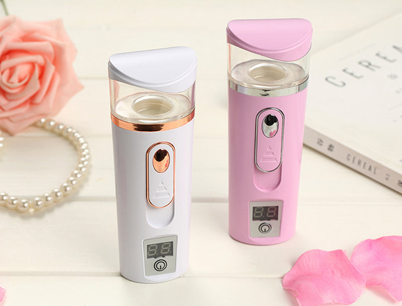 Skin Tester Hydrating Instrument Portable Charging Treasure Nano Sprayer Humidification Hydrating Beauty Instrument Steaming Face