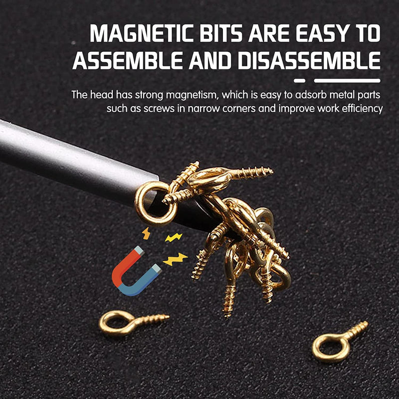 Set Cacciaviti Da 7 Pezzi,Cacciaviti Triangolari Di Precisione Con Utensile Magnetico Multifunzione,Set Cacciaviti Professionali Attrezzi